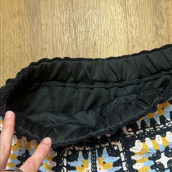 Crochet Knit Patterned Lined Women’s Shorts - Picture 3 of 6